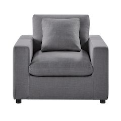 Casella Modern Armchair - Charcoal