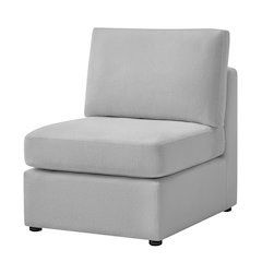 Chandler Armless Chair - Gray