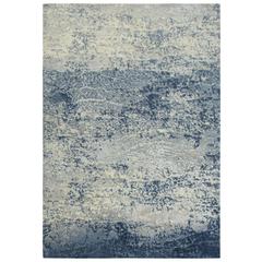 Hybrid Cut Pile Wool/ Tencel Rug, 10' x 13'