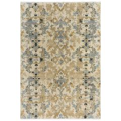 Hand Knotted Cut Pile Wool Rug, 10' x 14'