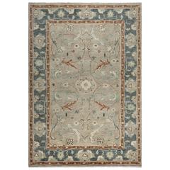 Hand Knotted Cut Pile Wool Rug, 10' x 14'