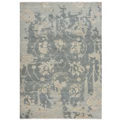 Hand Knotted Cut Pile Wool Rug, 10' x 14'