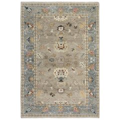 Hand Knotted Cut Pile Wool Rug, 10' x 14'