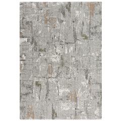 Machine/Hybrid Cut Pile Recycled Polyester Rug, 2'6" x 8'