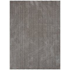 5' x 8' Cut High Low Pile Hand Loomed Rug