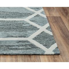Honey Gray 7'6"X9'6" Hand-Tufted Rug- 001102