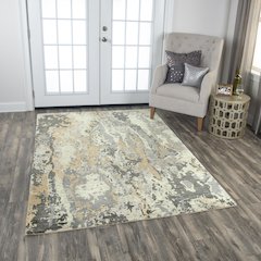 Hybrid Cut Pile Wool/ Tencel Rug, 2'6" x 10'