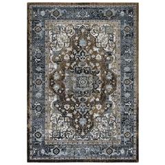 Hybrid Cut Pile Polyester Rug, 5'2" x 7'9"