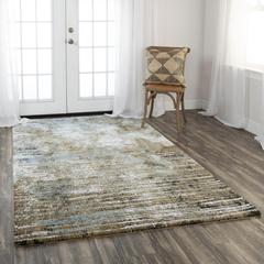 Hybrid Cut Pile Polyester Rug, 2'6" x 8'