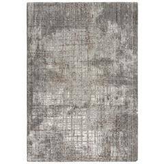 Machine/Hybrid Cut Pile Recycled Polyester Rug, 5'2" x 7'9"