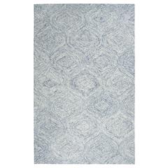 Hand Tufted Loop Pile Wool Rug, 5' x 8'