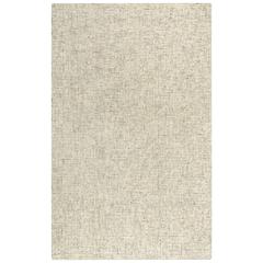 Hand Tufted Loop Pile Wool Rug, 5' x 8'