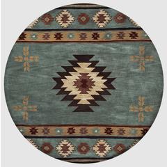 Hand Tufted Cut Pile Wool Rug, 8' x 8'