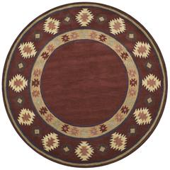 Hand Tufted Cut Pile Wool Rug, 8' x 8'