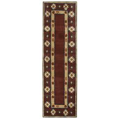 Hand Tufted Cut Pile Wool Rug, 2'6" x 8'