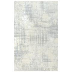 Hybrid Cut Pile Wool/ Tencel Rug, 8' x 10'