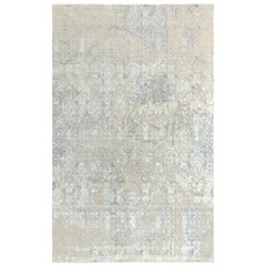 Hybrid Cut Pile Wool/ Tencel Rug, 8' x 10'