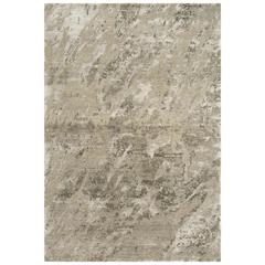 Hand Knotted Cut Pile Wool/ Viscose Rug, 8' x 10'