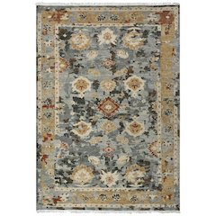 Hand Knotted Cut Pile Wool Rug, 8' x 10'