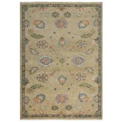 Hand Knotted Cut Pile Wool Rug, 8' x 10'