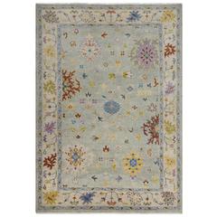 Hand Knotted Cut Pile Wool Rug, 8' x 10'