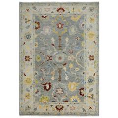 Hand Knotted Cut Pile Wool Rug, 8' x 10'
