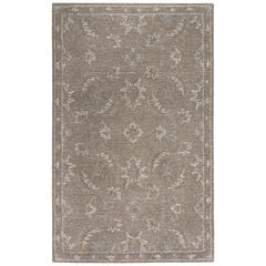 Hand Tufted Loop Pile Wool Rug, 8'9" x 11'9"