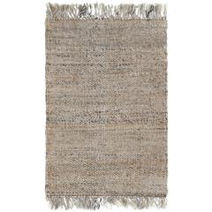 Hand Woven Flat Weave Pile Jute Rug, 9' x 12'