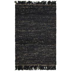 Hand Woven Flat Weave Pile Jute Rug, 9' x 12'