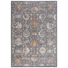 Power Loomed Cut Pile Wool Rug, 5' x 8'