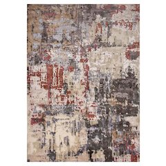 9' x 12' Cut Pile Hand Knotted Rug