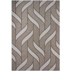 8'9" x 11'9" Cut & Loop Pile Hand Tufted Rug