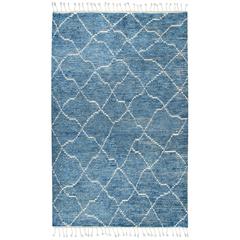 Nile Blue 5'6" x 8'6" Hand-Knotted Rug- NI1005