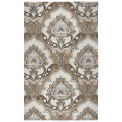 Hand Tufted Cut Pile Wool Rug, 5' x 8'