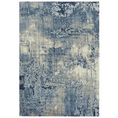 Hybrid Cut Pile Wool/ Tencel Rug, 9' x 12'