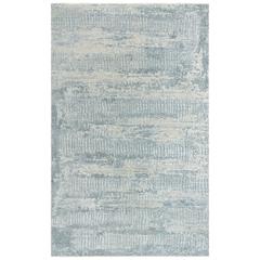 Hybrid Cut Pile Wool/ Tencel Rug, 9' x 12'