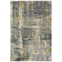 Hand Knotted Cut Pile Wool/ Viscose Rug, 9' x 12'