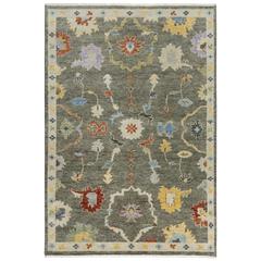 Hand Knotted Cut Pile Wool Rug, 9' x 12'