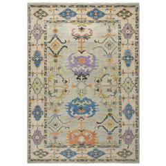 Hand Knotted Cut Pile Wool Rug, 9' x 12'