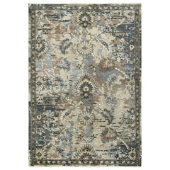 Hand Knotted Cut Pile Hand Spun Wool/ Tencel Rug, 10' x 14'