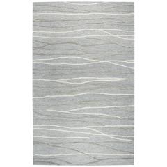 Hand Tufted Cut & Loop Pile Wool Rug, 9' x 12'