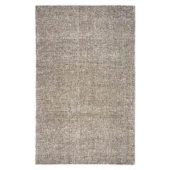 Hand Tufted Loop Pile Wool Rug, 5' x 8'
