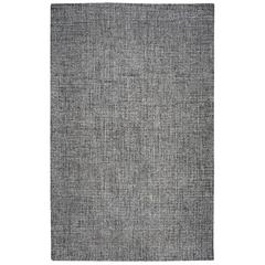 Hand Tufted Loop Pile Wool Rug, 9' x 12'