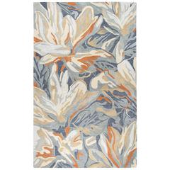 Hand Tufted Cut & Loop Pile Wool/ Viscose Rug, 9' x 12'