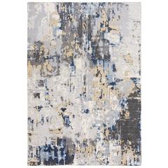 Hybrid Cut Pile NZ Wool/ Tencel Blend Rug, 9' x 12'