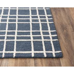 Hand Tufted Loop Pile Wool Internet Rug , 5' x 7'6"