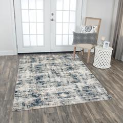 Power Loomed Cut Pile Polyester Rug, 2'7" x 9'6"