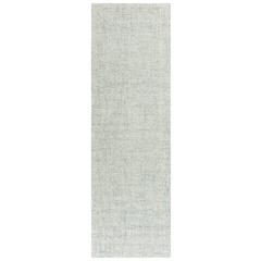 Hand Tufted Loop Pile Wool Rug, 2'6" x 10'