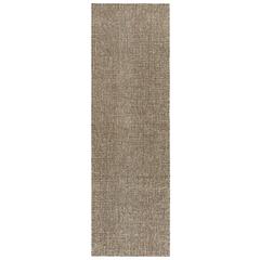 Hand Tufted Loop Pile Wool Rug, 2'6" x 10'