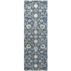 Hand Tufted Cut Pile Wool Rug, 2'6" x 10'